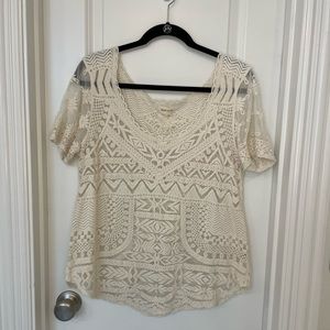 Anthropologie Meadow Rue Top | Size Large